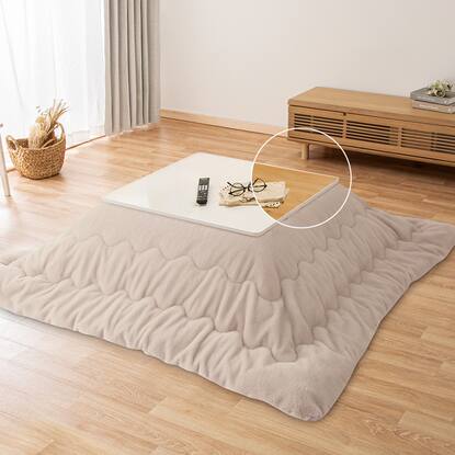 リバーシブルこたつ・掛ふとんセット(LC23 80 BK+RB2411 BR)通販  