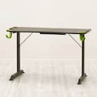 ゲーミングデスク + 伸縮できるゲーミングシェルフセット (GM001BKGR/GM015 BK) 9枚目画像