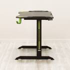 ゲーミングデスク + 伸縮できるゲーミングシェルフセット (GM001BKGR/GM015 BK) 10枚目画像