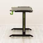 ゲーミングデスク + 伸縮できるゲーミングシェルフセット (GM001BKGR/GM015 BK) 10枚目画像