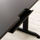 ゲーミングデスク + 伸縮できるゲーミングシェルフセット (GM001BKGR/GM015 BK) 15枚目画像