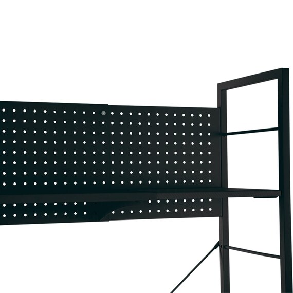 ゲーミングデスク + 伸縮できるゲーミングシェルフセット (GM001BKGR/GM015 BK) 21枚目画像