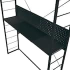 ゲーミングデスク + 伸縮できるゲーミングシェルフセット (GM001BKGR/GM015 BK) 24枚目画像