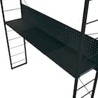 ゲーミングデスク + 伸縮できるゲーミングシェルフセット (GM001BKGR/GM015 BK) 25枚目画像