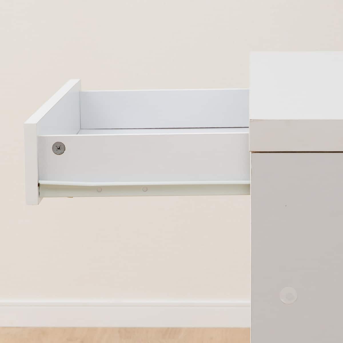 上棚付きコンパクトデスク + ワゴンセット (ES23 WH) | ニトリネット