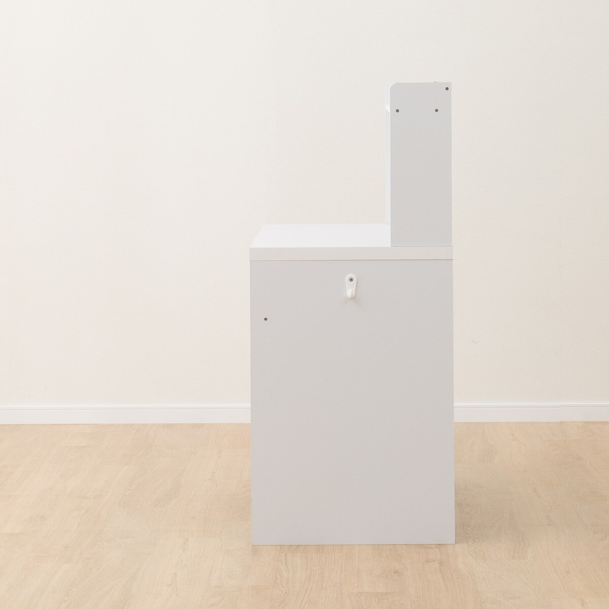 上棚付きコンパクトデスク＋ワゴンセット(ES23 WH/TBL) | ニトリ