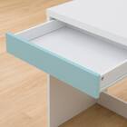 上棚付きコンパクトデスク + ワゴンセット (ES23 WH/TBL) 20枚目画像