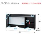 上棚付きコンパクトデスク + ワゴンセット (ES23 BK) 31枚目画像