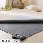 【2点セット】速暖機能付き ホットカーペット 1.5帖用(S NT)+ラグパッド 15mm厚 8枚目画像