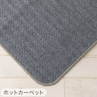 【2点セット】速暖機能付き ホットカーペット 1.5帖用(S NT)+ラグパッド 15mm厚 15枚目画像