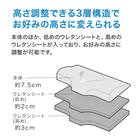 横向き寝がラクなまくら(ナチュラルフィット)+専用カバー(NフィットNWWSPNFGY25NW05) 5枚目画像