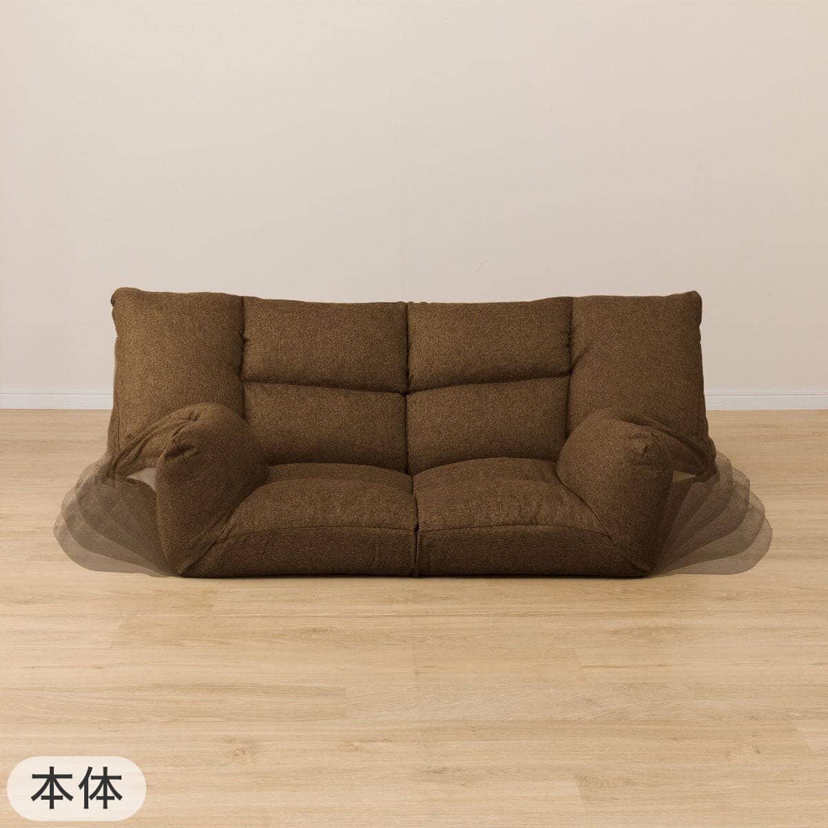 トミー【ニトリ】コンパクトソファ(ツバサ3) カバー付き 2点セット】コンパクトソファ ツバサ3 BK+ストレッチカバー(SC-A07MT