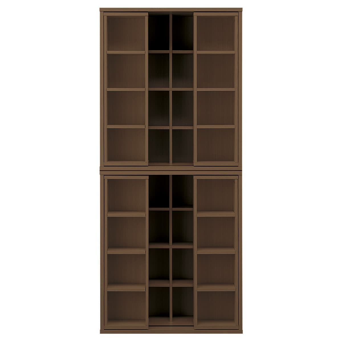 2連結スライド書棚(テイルI 80 MBR) | ニトリネット【公式】 家具