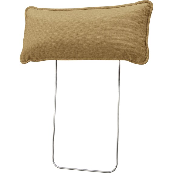 広い座面のゆったり 1人掛けソファ2台 + シェーズ + ヘッドレスト1本セット 布張りタイプ (MS01 1P×2/シェーズ/ヘッドレスト 肘あり YE) 38枚目画像