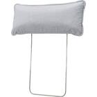 傷・汚れに強い 広い座面のゆったり 1人掛けソファ2台 + シェーズ + ヘッドレスト2本セット 布張りタイプ (MS01 1P×2/シェーズ 肘なし Nシールド LGY) 37枚目画像