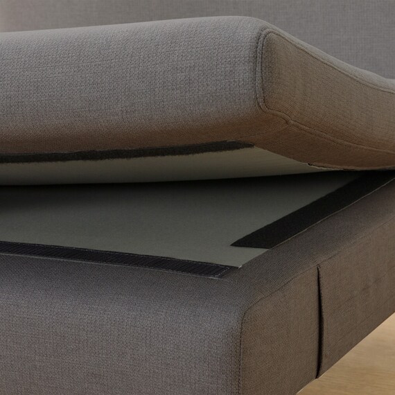 傷・汚れに強い 広い座面のゆったり 1人掛けソファ2台 + シェーズ + ヘッドレスト2本セット 布張りタイプ (MS01 1P×2/シェーズ 肘なし Nシールド MGY) 31枚目画像