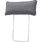 傷・汚れに強い 広い座面のゆったり 1人掛けソファ + シェーズ2台 + ヘッドレスト1本セット 布張りタイプ (MS01 1P/シェーズ×2/ヘッドレスト 肘あり Nシールド MGY) 38枚目画像