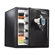 指紋認証型テンキー式1時間耐火・耐水金庫