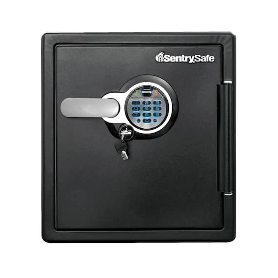 指紋認証型テンキー式1時間耐火・耐水金庫(M) 3枚目画像