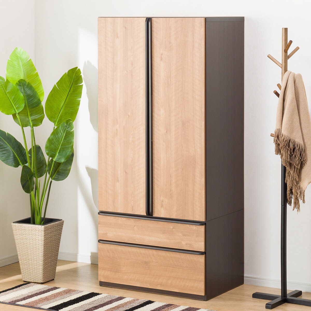 ワードローブ ニーズ3 80wr Mbr Db 通販 ニトリネット 公式 家具 インテリア通販