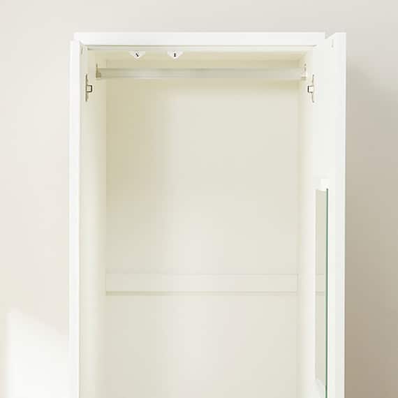 ワードローブ(クエスT 60WR WH) 12枚目画像