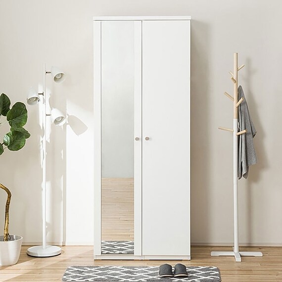 ワードローブ(クエスT 80WR WH) 5枚目画像