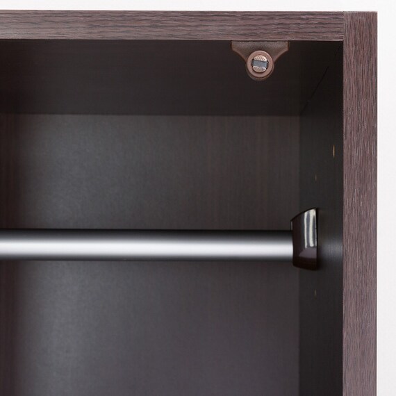 ミラーワードローブ(アーデル2 40M-L DBR) 7枚目画像