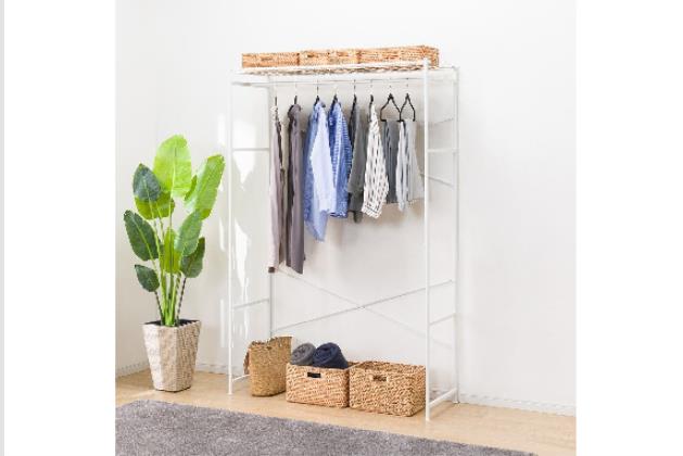 ハンガーラック(099 BN01) ニトリ ハンガーラック(099 BK BN01) 【・玄関先迄納品】 【1年保証