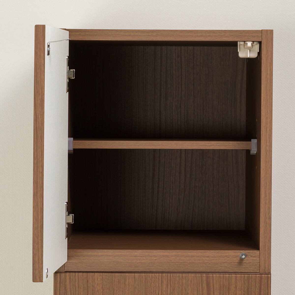 シェルフチェスト上置きセット(ポルテD 40SC-L MBR/ポルテD 40U-L MBR