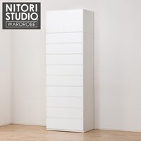 タワーチェスト上置きセット(ポルテD 80TC WH/ポルテD 80U WH)