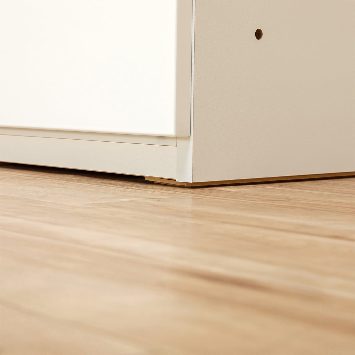 シェルフチェスト上置きセット(ポルテD 40SC-L WH/ポルテD 40U-L WH