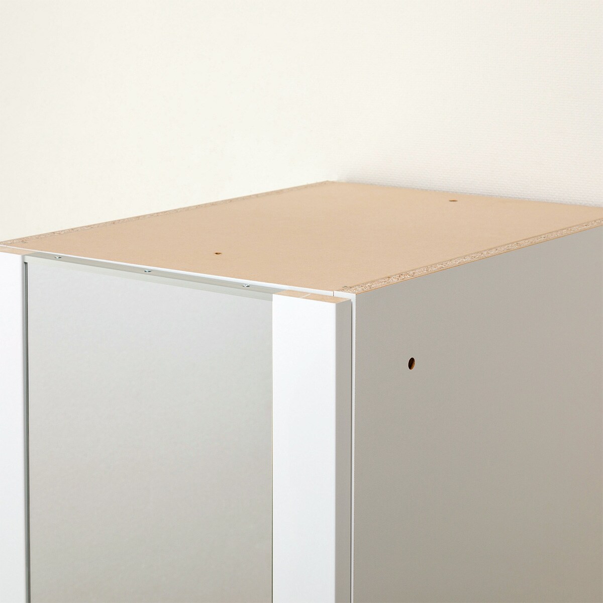 ミラーシェルフ上置きセット(ポルテT 40MS-R WH/ポルテT 40U-RWH