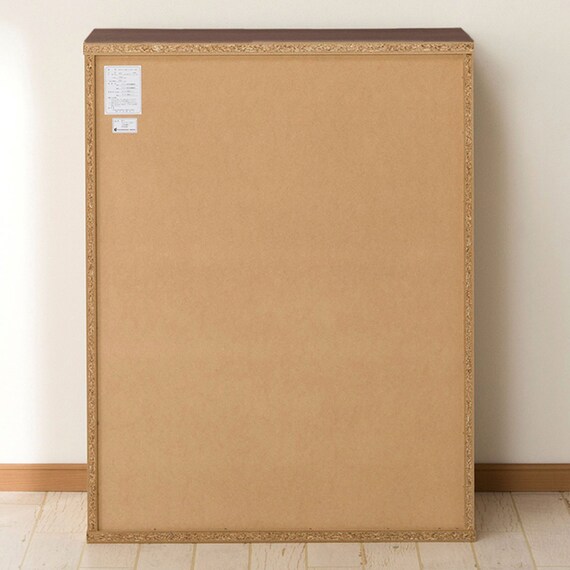 ハイチェスト(エレアK 80 DBR 5段) 10枚目画像