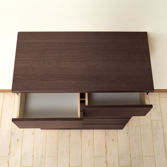 ハイチェスト(エレアK 80 DBR 5段) 14枚目画像