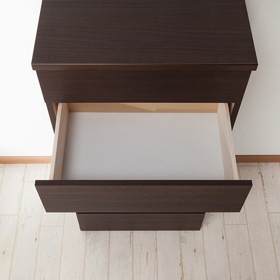 ハイチェスト(エレアK 60 DBR 6段) 9枚目画像