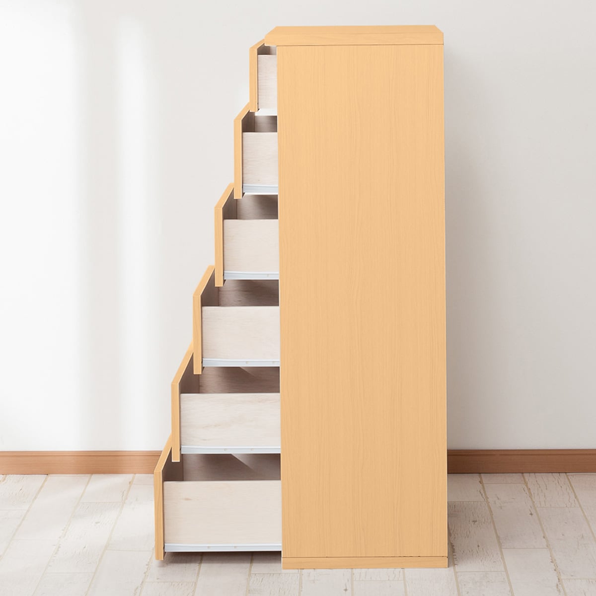 ハイチェスト(エレアK 60 LBR 6段) | ニトリネット【公式】 家具