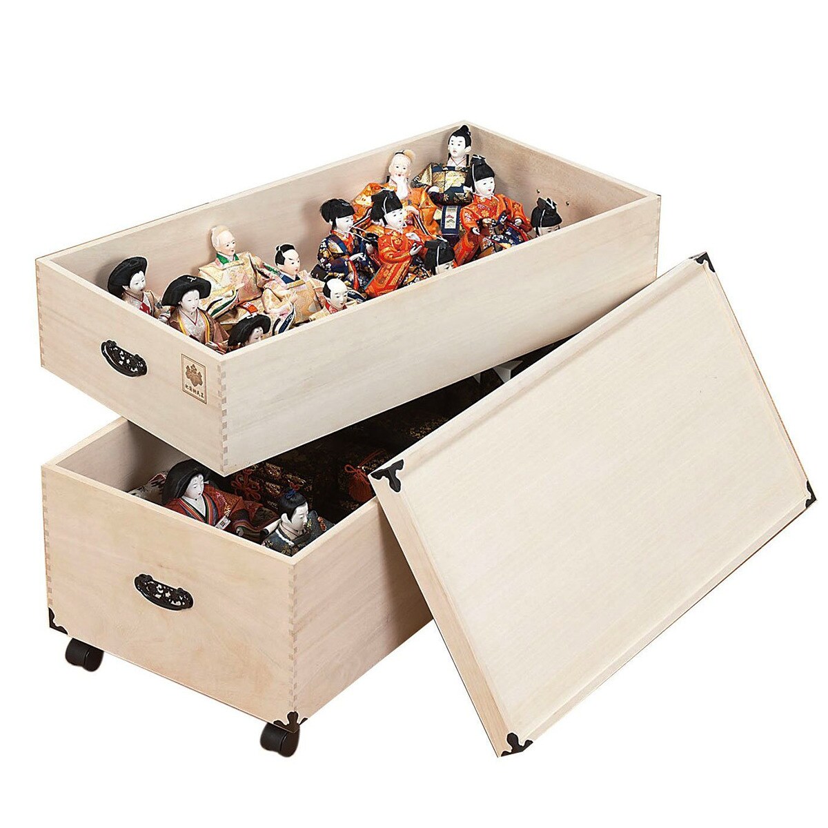 キャスター付き雛人形ケース(3段・5段飾り収納 MR02) | ニトリネット