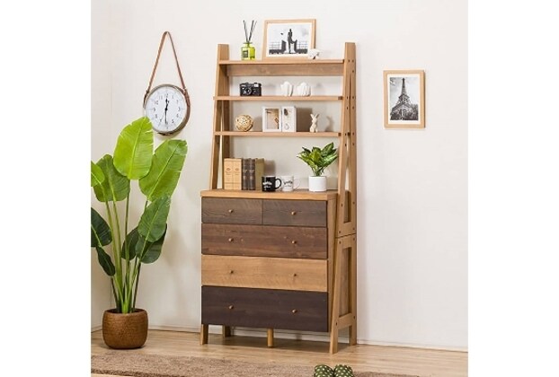 ニトリ 木製 チェストラック アルナス80 良品