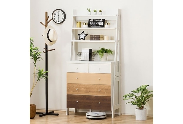 □ 棚付きチェスト、ニトリ、定価29900円、チェストラック、引き出し