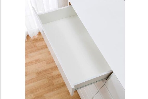 ハイチェスト クエス 120-6HC WH 8枚目画像