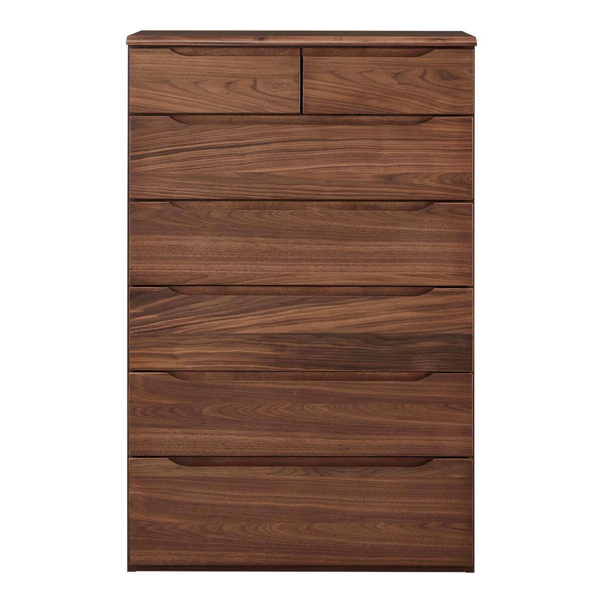 天然木ハイチェスト(KW-301 80-6 MBR) | ニトリネット【公式】 家具