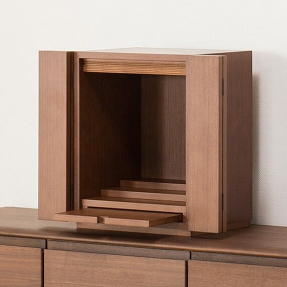 仏壇本体とキャビネットセット(NB01 14号/BD-001 MBR) 2枚目画像