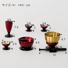 仏具(五具足・りん)セット(MG01 ワインぼかし) 15枚目画像