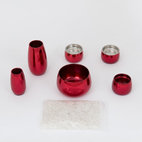 インテリア仏具セット(MG03ワインレッド) 6枚目画像