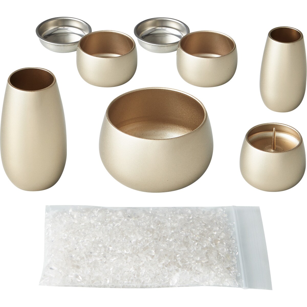 ⭐︎アナログ派⭐︎ TRIO 4点セット インテリア仏具セット(MG03ゴールド) | ニトリネット【公式】 家具