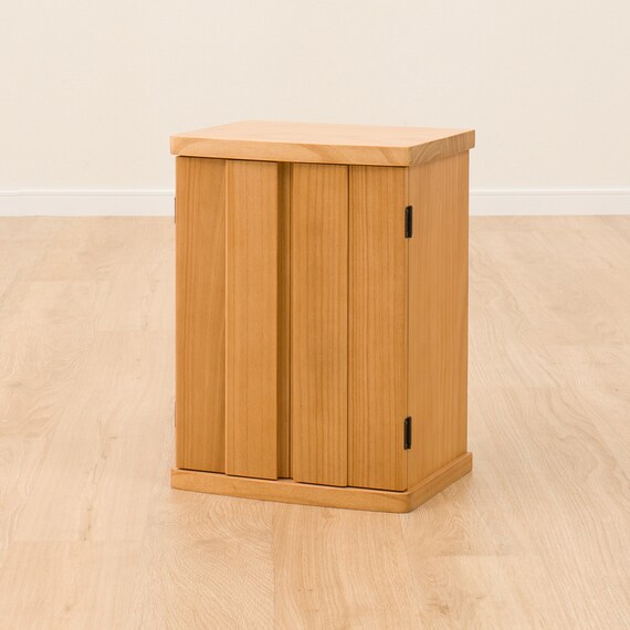 LED照明付きミニ仏壇15号(NB40 LED15 LBR) 7枚目画像