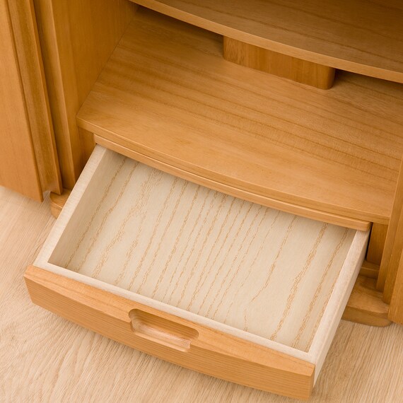 LED照明付きミニ仏壇15号(NB40 LED15 LBR) 18枚目画像