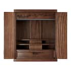 LED照明付きミニ仏壇18号(NB40 LED18 MBR) 8枚目画像