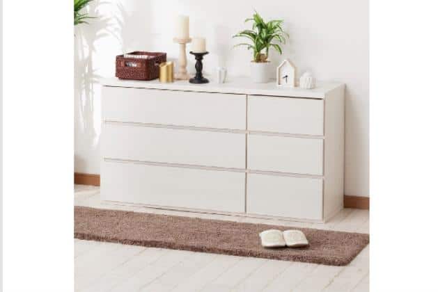 ﾛｰﾁｪｽﾄ ｴﾚｱK 120 WH 3ﾀﾞﾝ | ニトリネット【公式】 家具・インテリア通販
