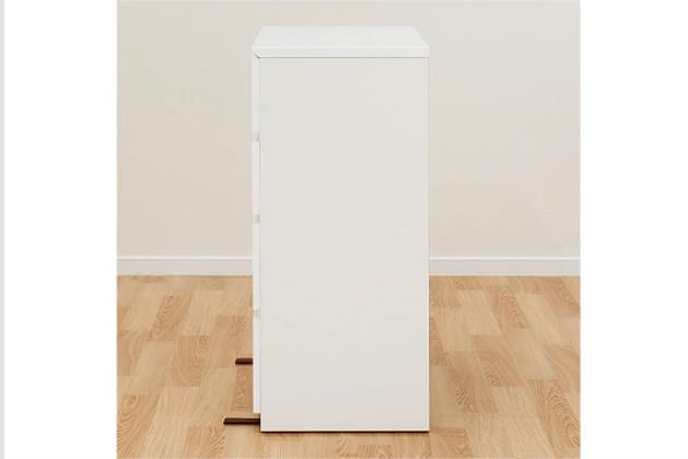 【ニトリ】ローチェスト　クエス80-4 WH ニトリ ローチェスト(クエス 80-4LC GY) : ニトリ Yahoo!店